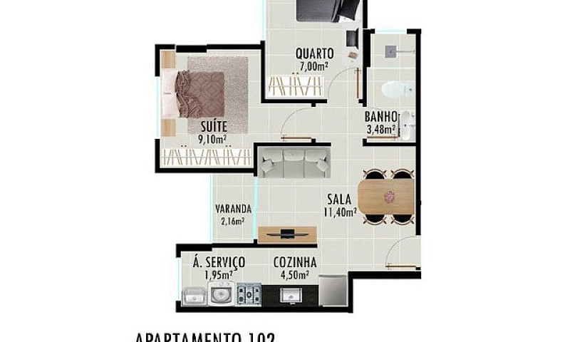 Apartamentos 1, 2 Ou...