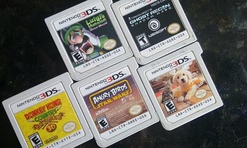 3Ds Jogos Luigi Mans...