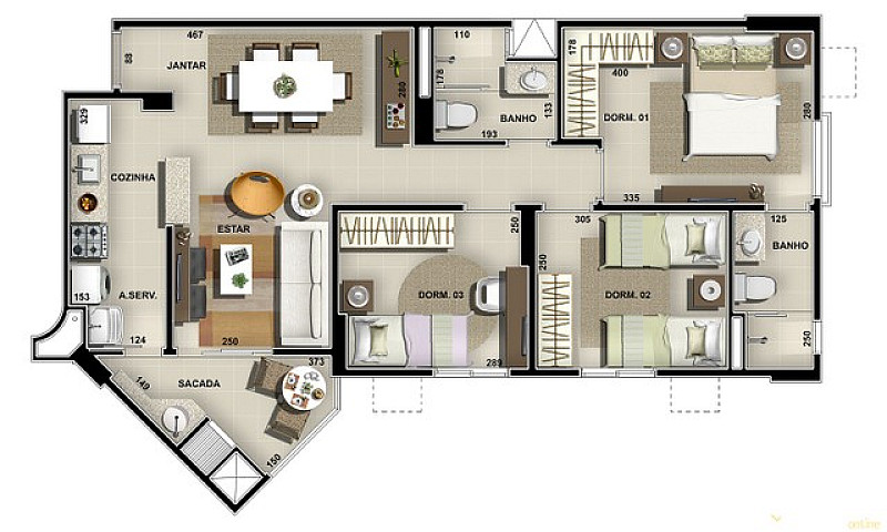 Apartamento Para Ven...
