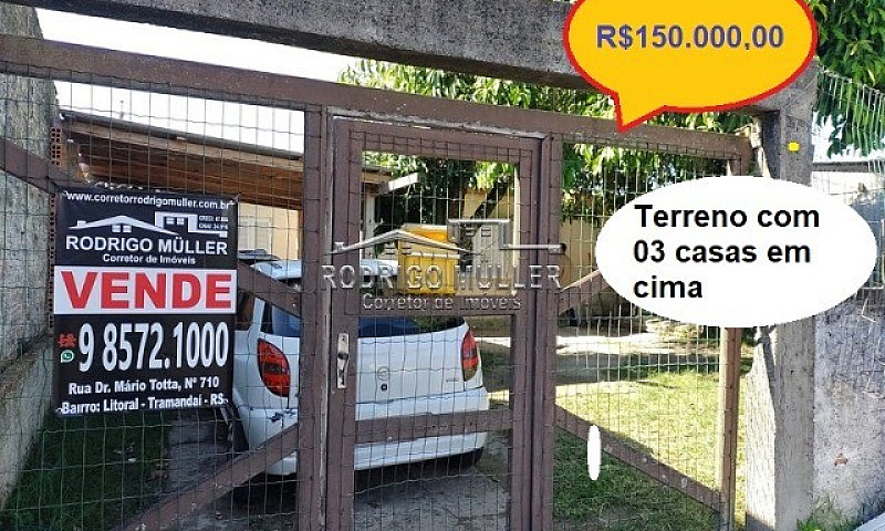Terreno Com 03 Casas...
