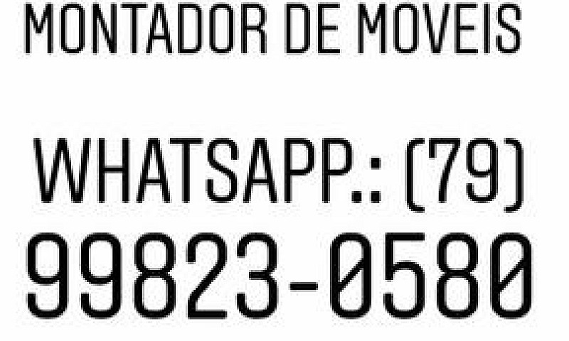 Montador De Móveis...