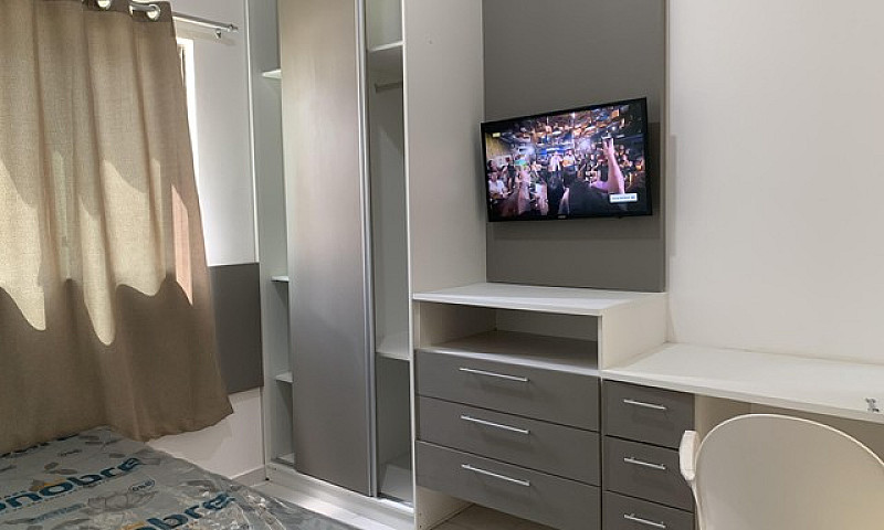 Flat C/ Mobília - Fm...