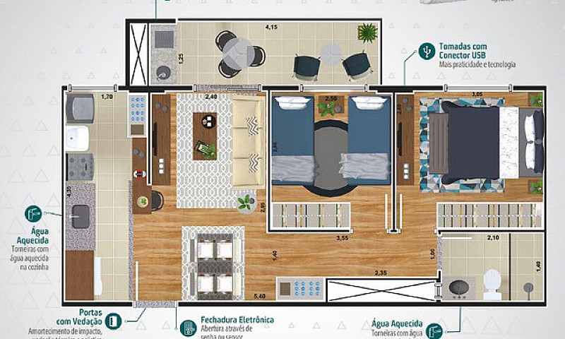 Apartamento 02 Dorms...