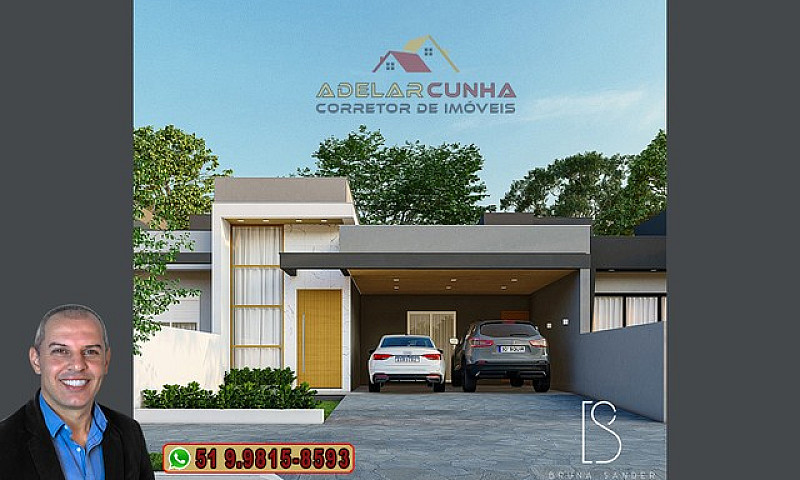 Casa Térrea Com 3 Do...