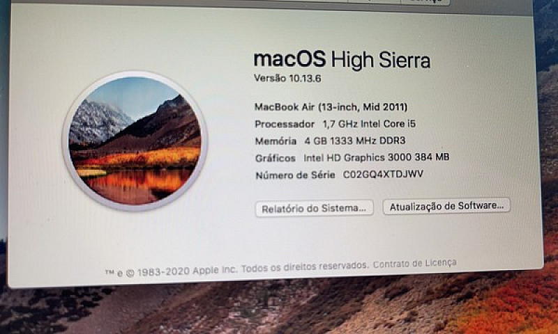 Macbook Air Core I5 ...