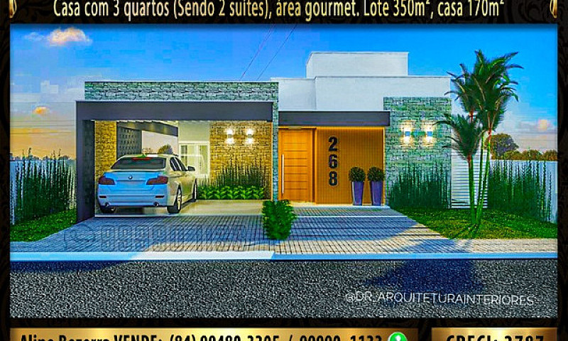 Casa Com 170M² No Co...