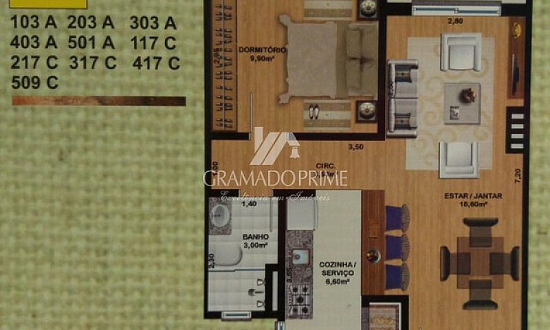Apartamento Entre Gr...