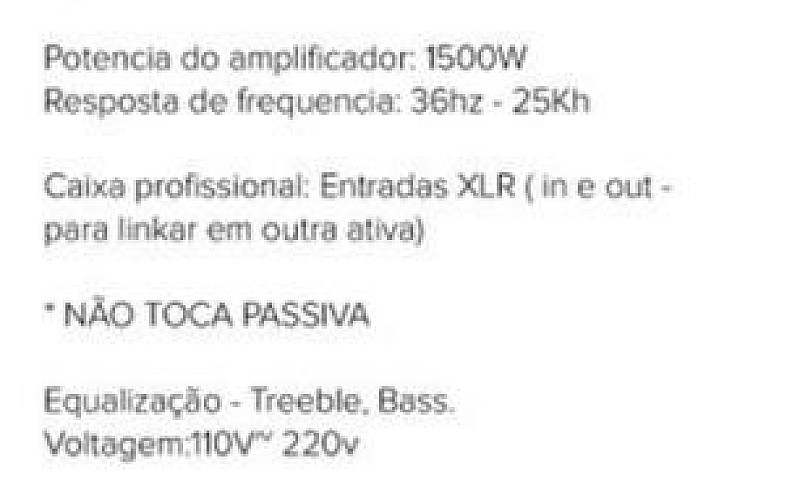 Kit 02 Caixas Ativas...