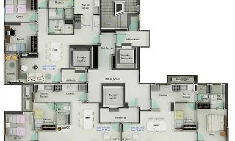 Apartamento Com3 Qua...