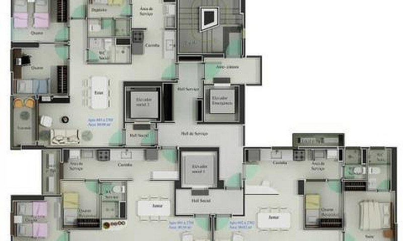 Apartamento Com3 Qua...