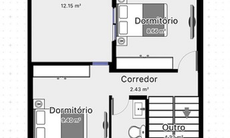 Duplex 2 Quartos ...