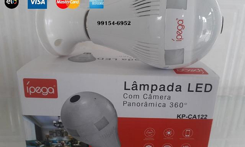 Lâmpada Câmera Espiã...