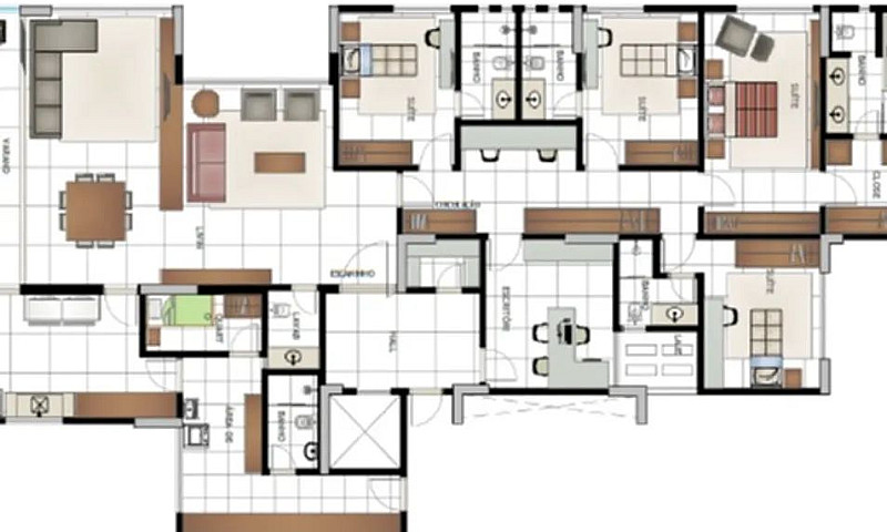 Apartamento Para Alu...