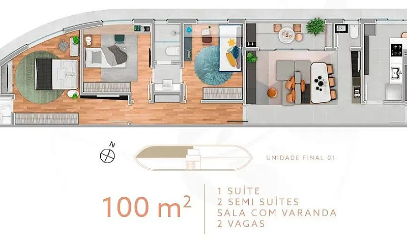 Apartamento Para Ven...