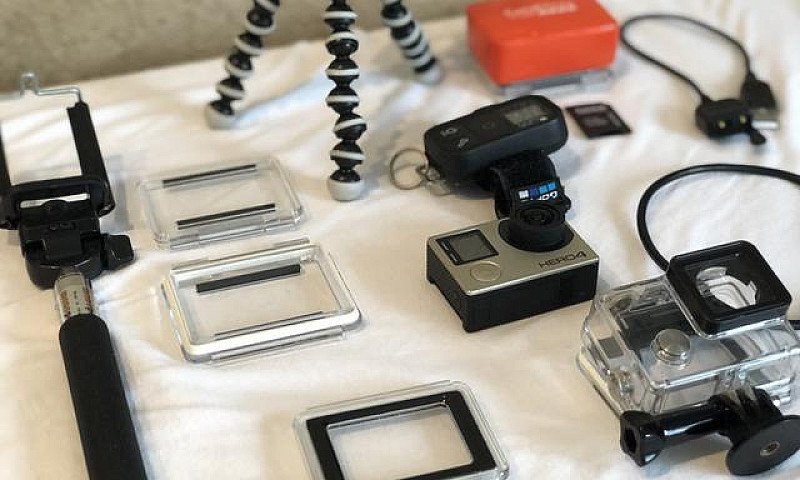 Gopro 4 Hero + Kit C...