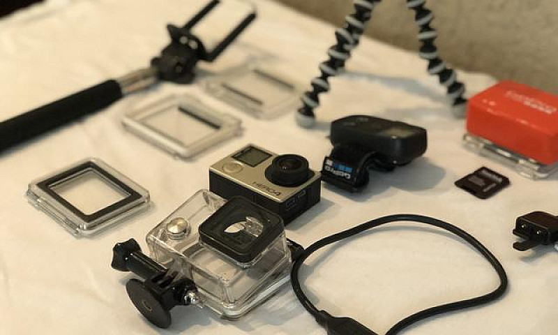 Gopro 4 Hero + Kit C...