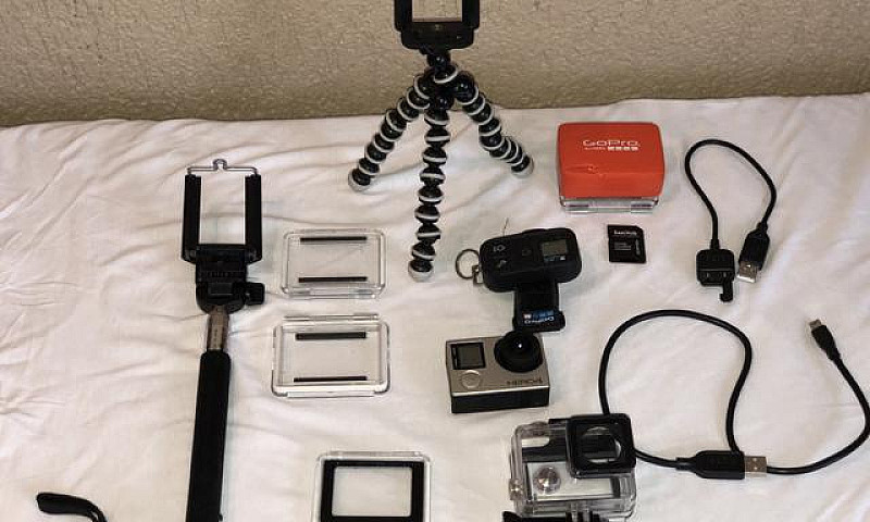 Gopro 4 Hero + Kit C...