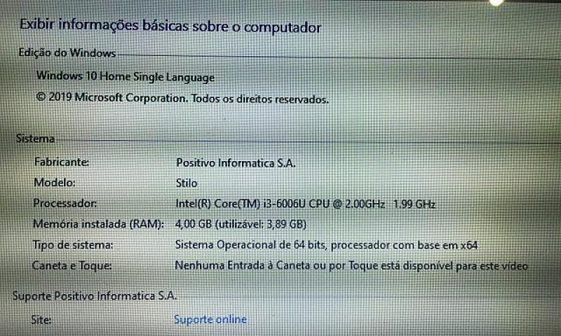 Notebook Positivo St...