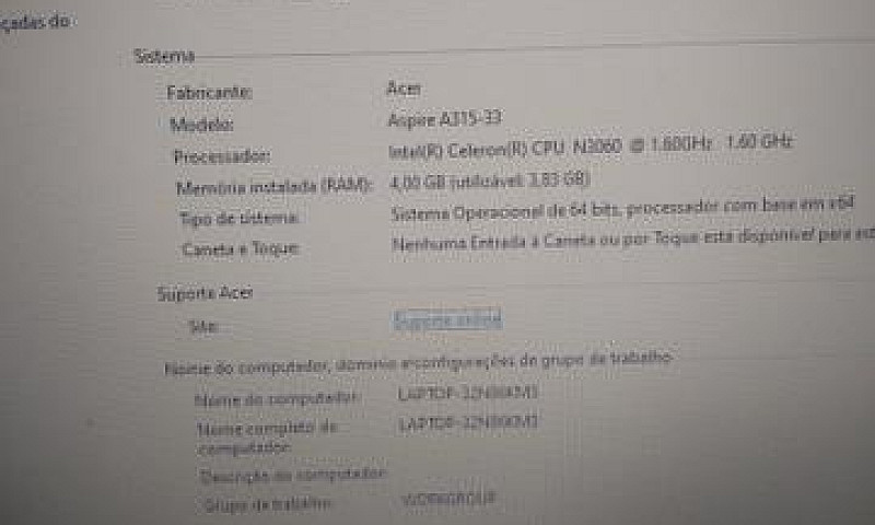 Vendo Notebook Acer ...