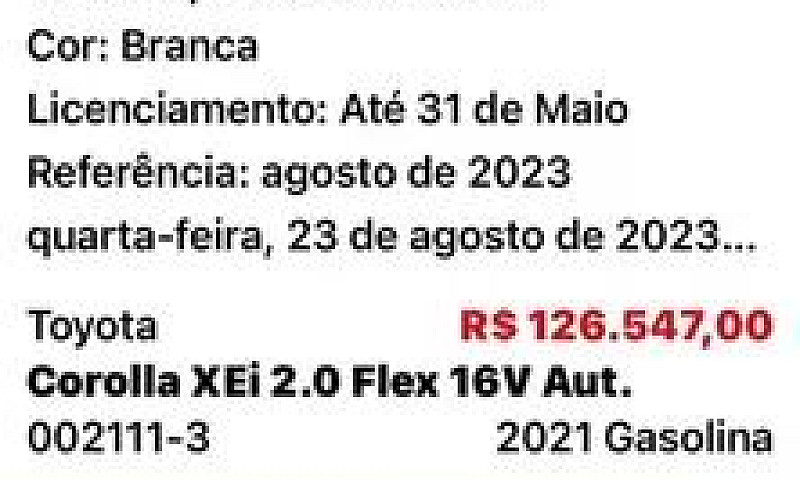 Corolla Impecável ...