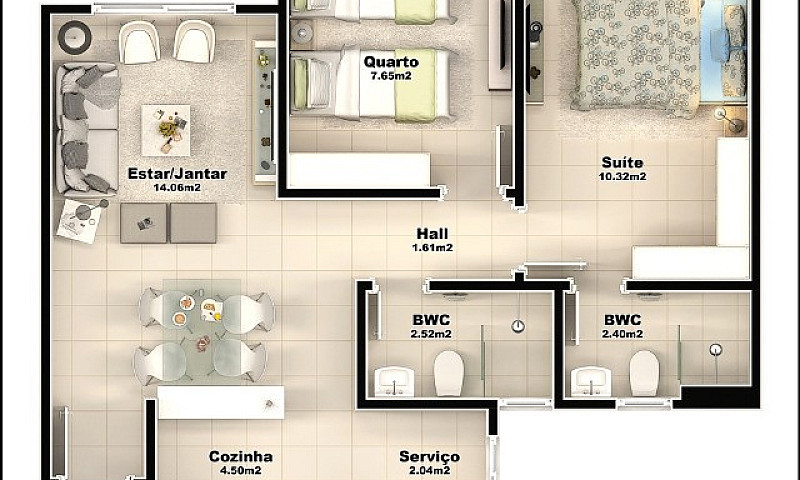 Apartamento Em Mosso...
