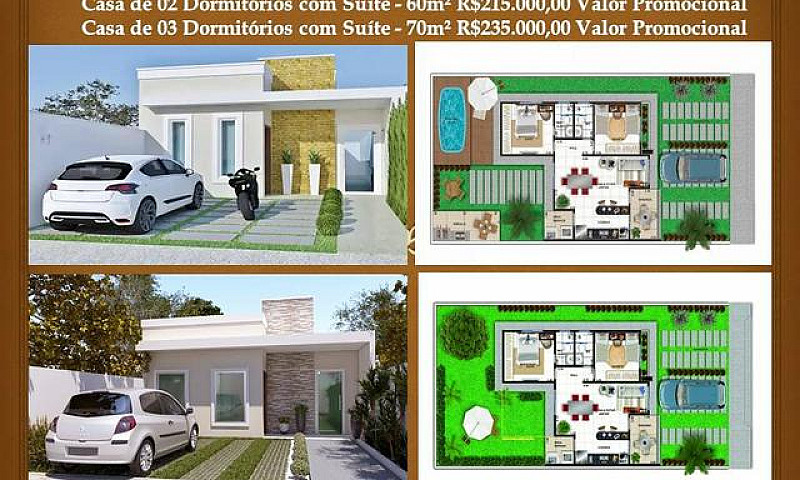 Casas Na Planta Conj...