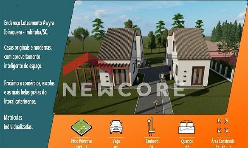 Casa Com 2 Dorm E 51...
