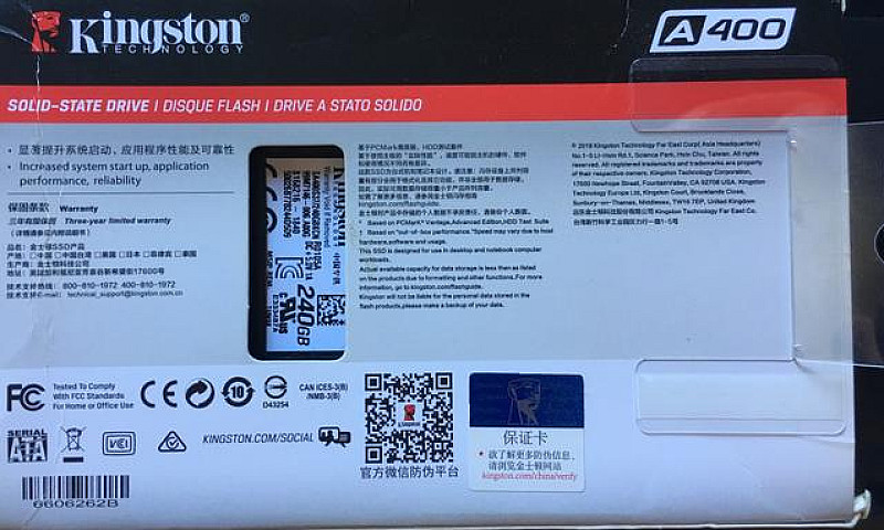 Ssd 240Gb Kingston...
