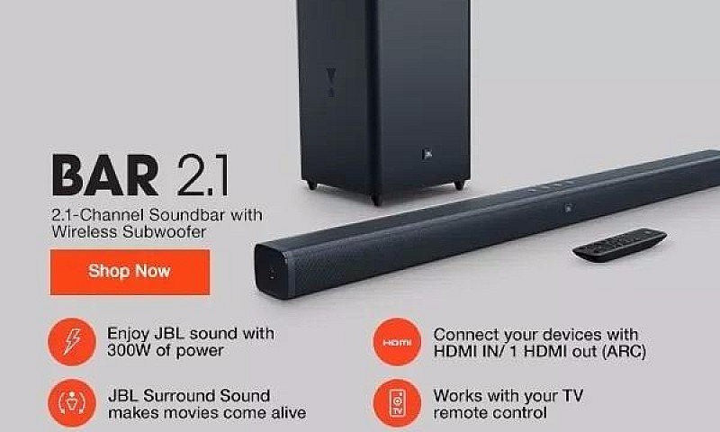 Soundbar Jbl 2.1 Ori...