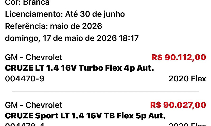 Chevrolet Cruze Spor...