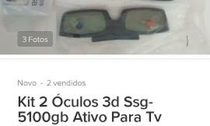 Óculos 3D Samsung Or...