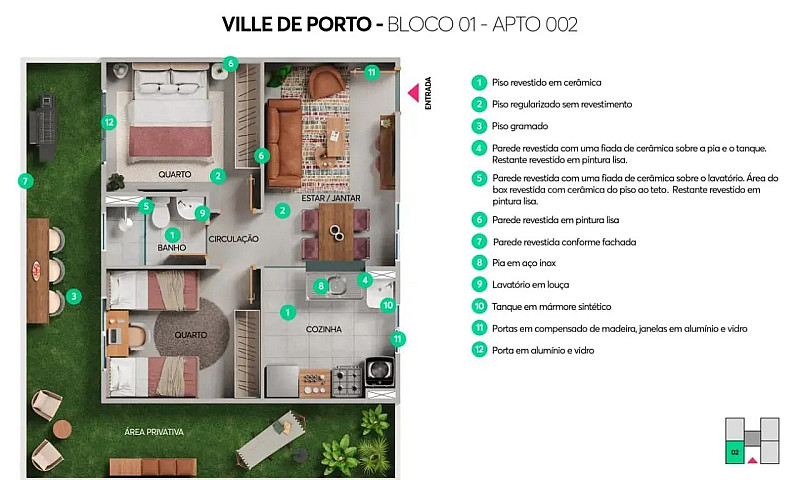 Ville De Porto; Apto...
