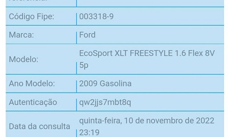 Ecosport Xlt 1.6 8V ...