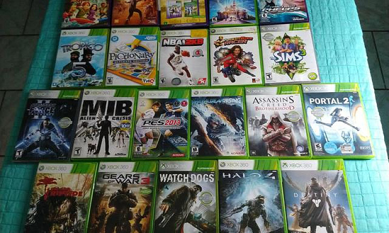 Lote Jogos Xbox 360 ...