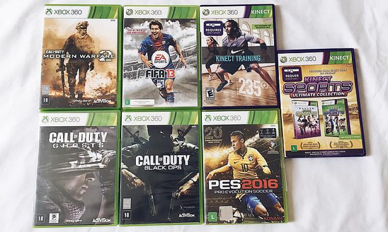 7 Jogos Xbox 360...