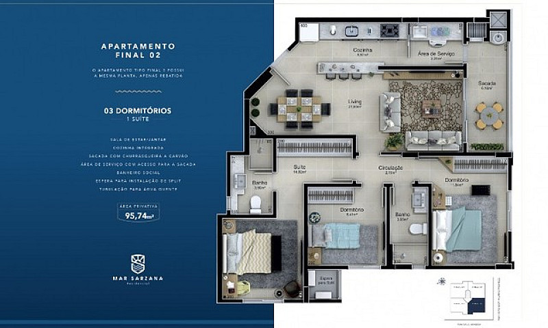 Apartamento - Mar Gr...