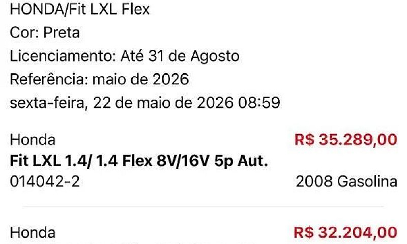 Honda Fit Lxl 1.4/ 1...