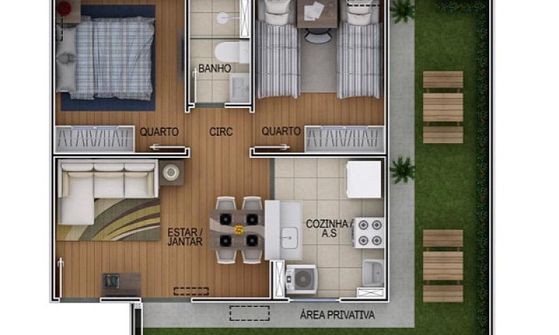 Apartamento Em Ponta...