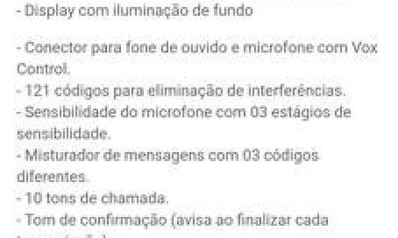 Rádio Comunicador Mo...
