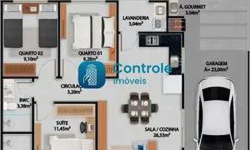 Mp - Casa Com 3 Dorm...