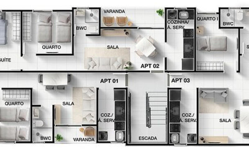 Apartamento Para Ven...