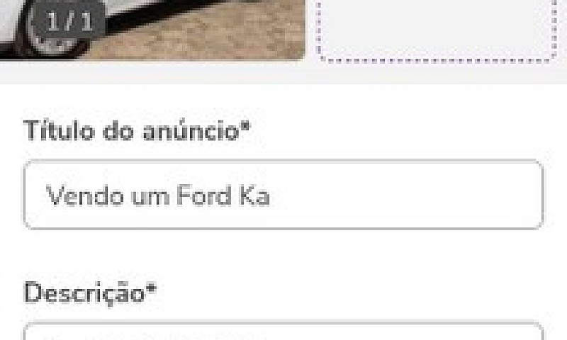 Vendo Um Ford Ka...