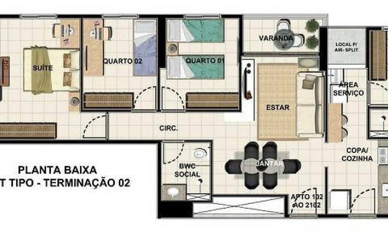 (Ap0292) Apartamento...