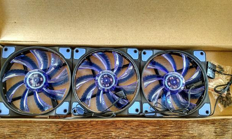 Kit 3 Fans 120Mm Com...