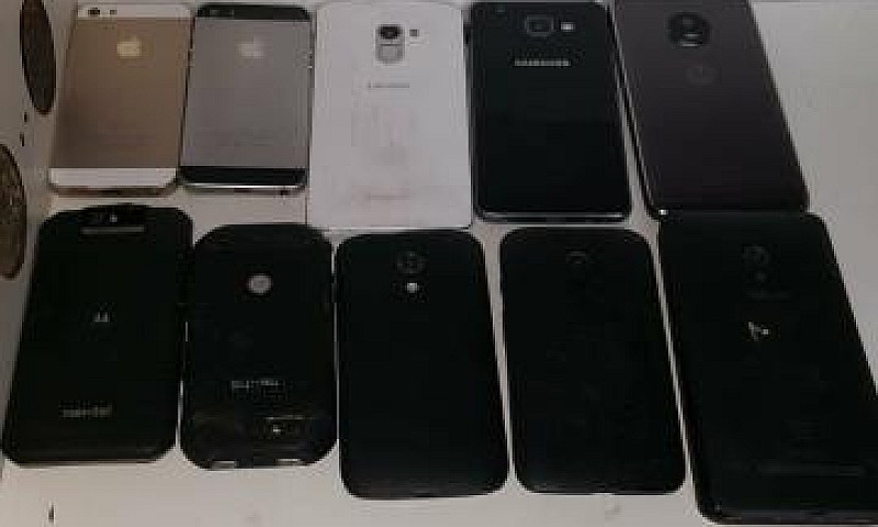 Lote 10 Celulares Pa...
