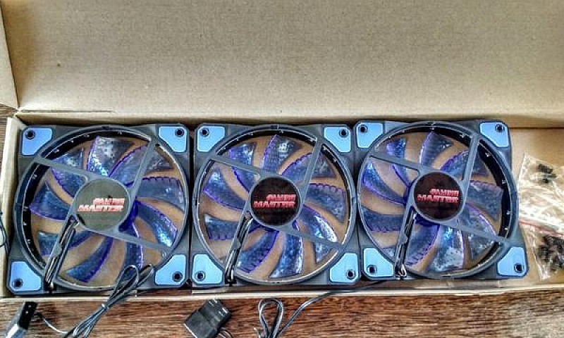 Kit 3 Fans 120Mm Com...