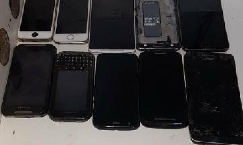 Lote 10 Celulares Pa...