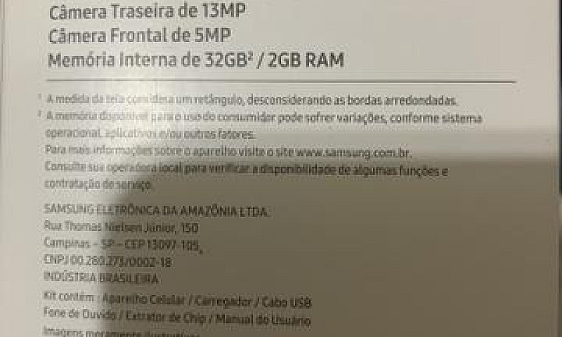 Vendo Celular Samsun...