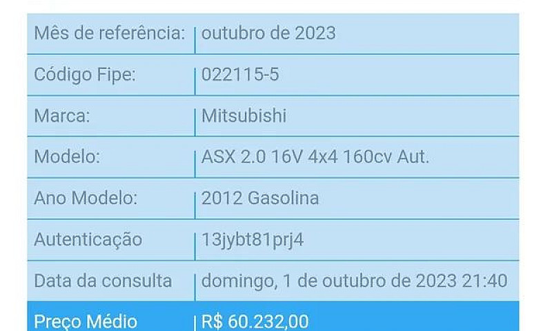 Asx 4X4 2012 Muito C...