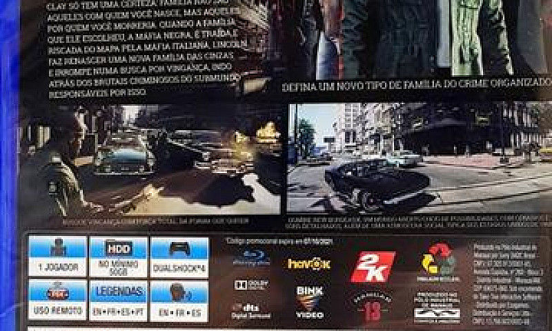 Mafia 3 Ps4 Novo (Jo...